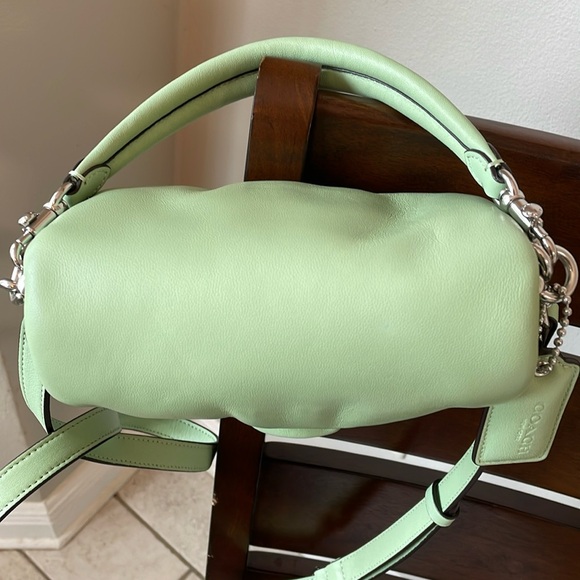 Coach Pillow Tabby 18 in Pale Pistachio - Picture 16 of 17